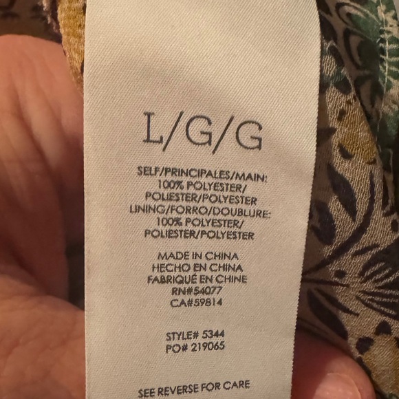 GUC cabi poet blouse twin set #5344 - Picture 7 of 8